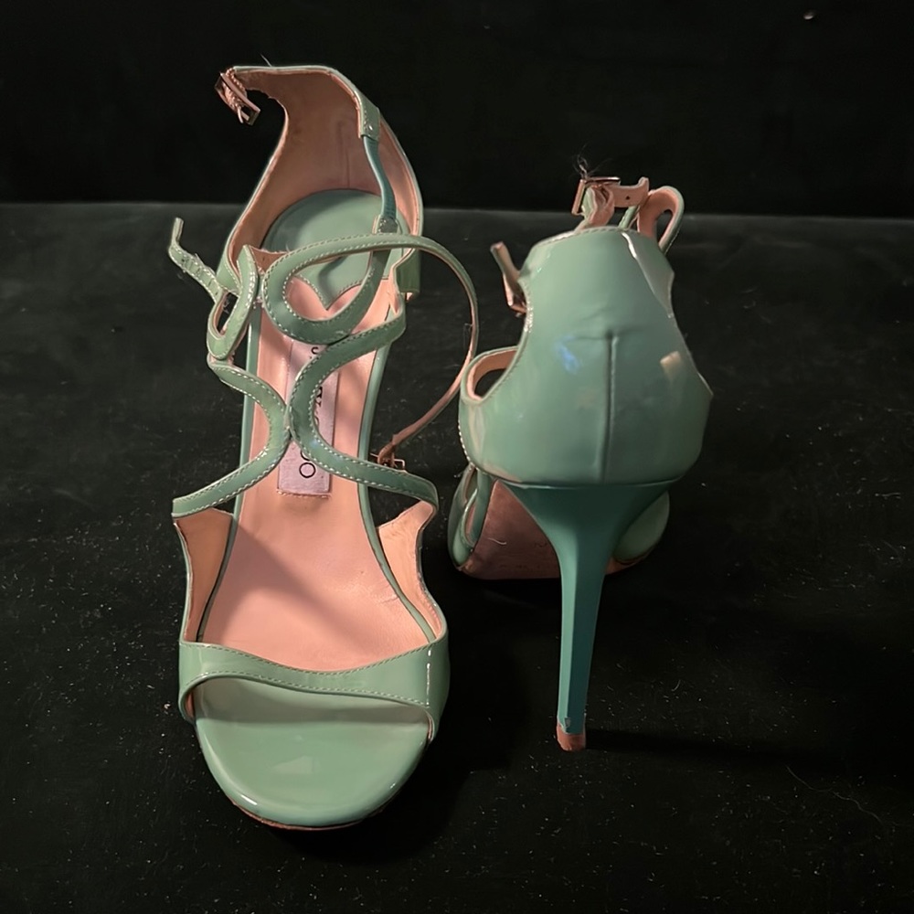 Jimmy Choo green heels
